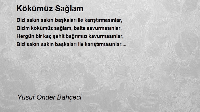 Yusuf Önder Bahçeci