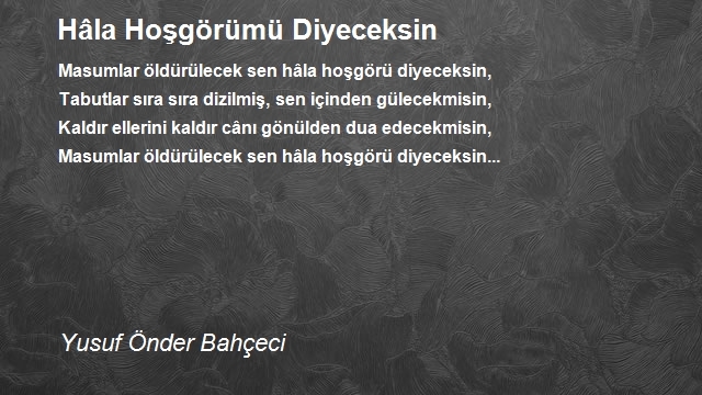 Yusuf Önder Bahçeci