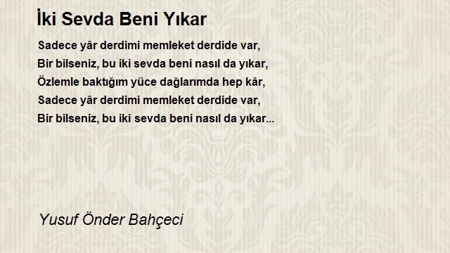 Yusuf Önder Bahçeci