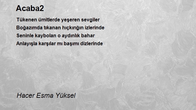 Hacer Esma Yüksel