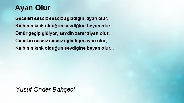 Yusuf Önder Bahçeci