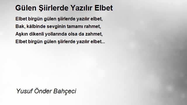 Yusuf Önder Bahçeci