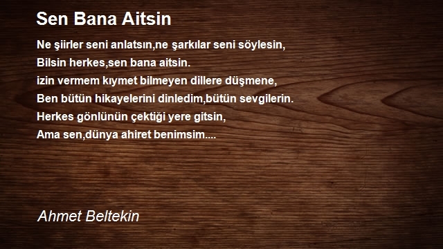 Ahmet Beltekin