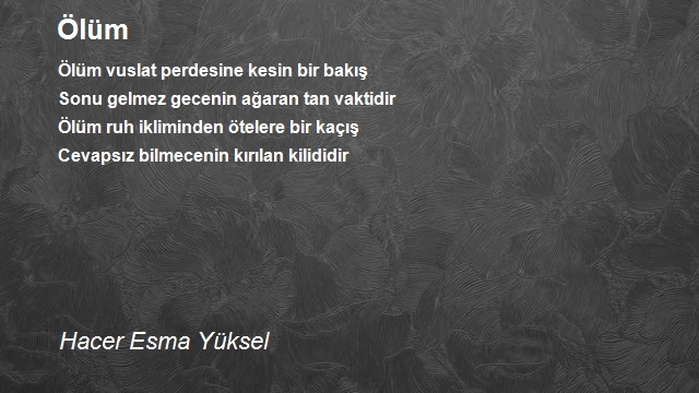 Hacer Esma Yüksel