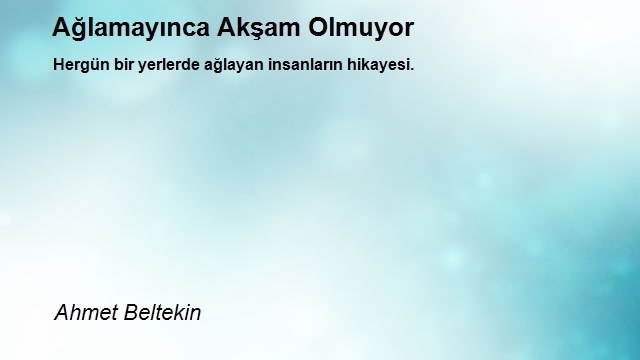 Ahmet Beltekin