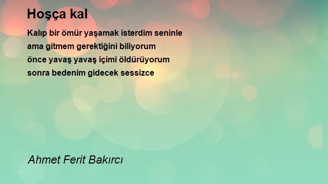 Ahmet Ferit Bakırcı