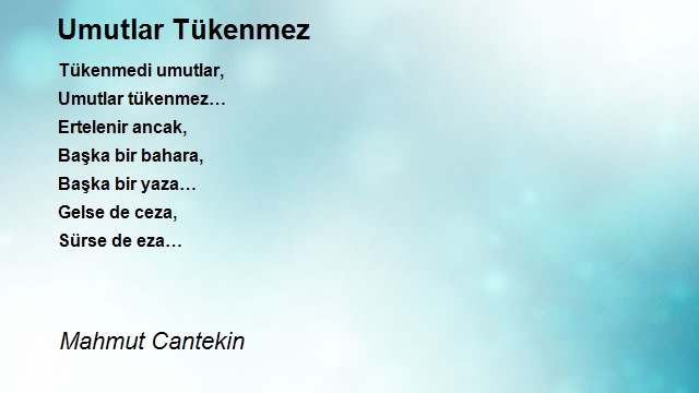 Mahmut Cantekin