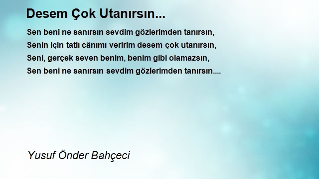 Yusuf Önder Bahçeci