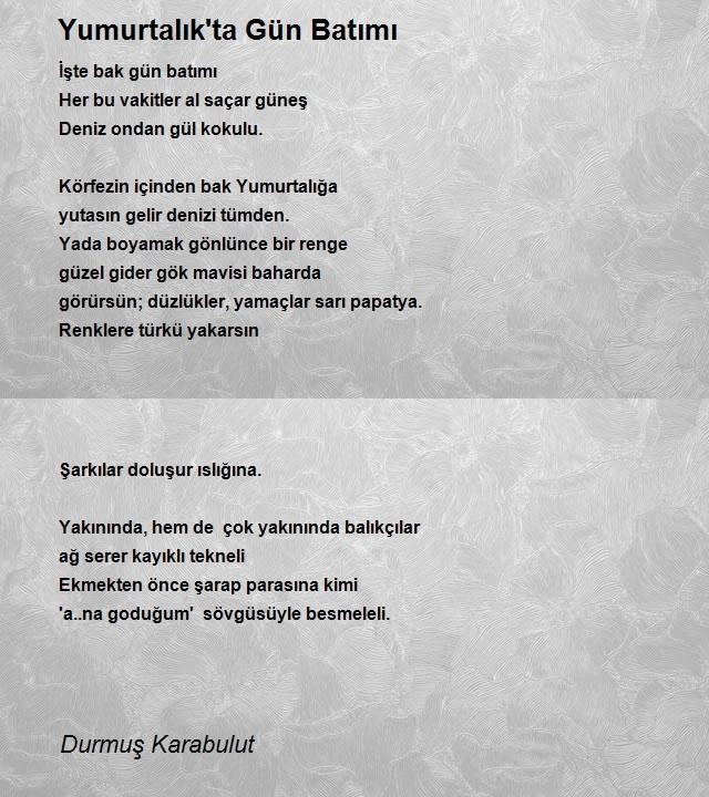 Durmuş Karabulut 