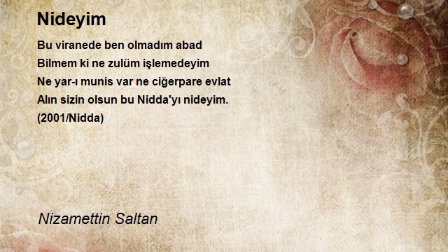 Nizamettin Saltan