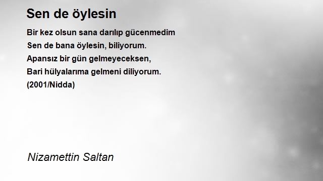 Nizamettin Saltan