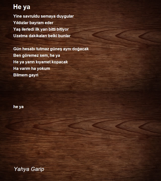 Yahya Garip 