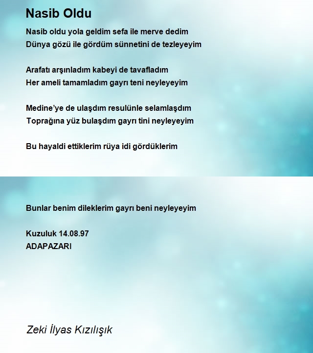 Zeki İlyas Kızılışık