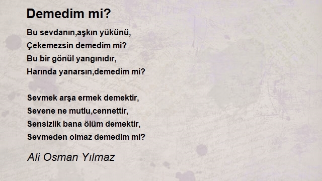 Ali Osman Yılmaz