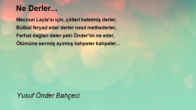 Yusuf Önder Bahçeci