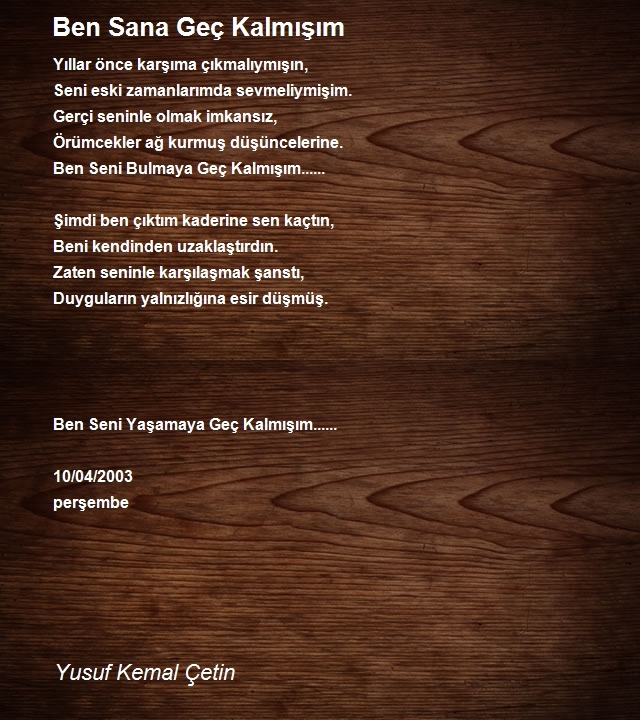 Yusuf Kemal Çetin