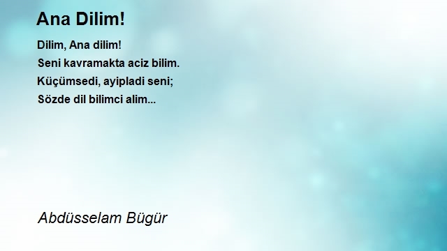 Abdüsselam Bügür