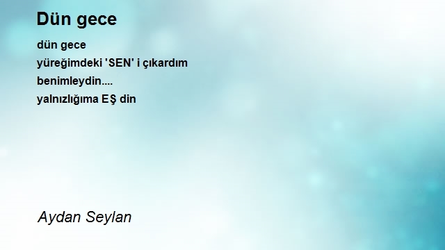 Aydan Seylan