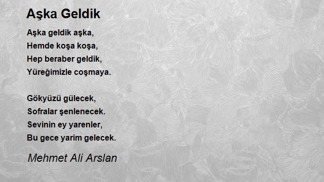 Mehmet Ali Arslan