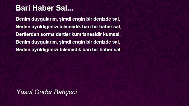 Yusuf Önder Bahçeci