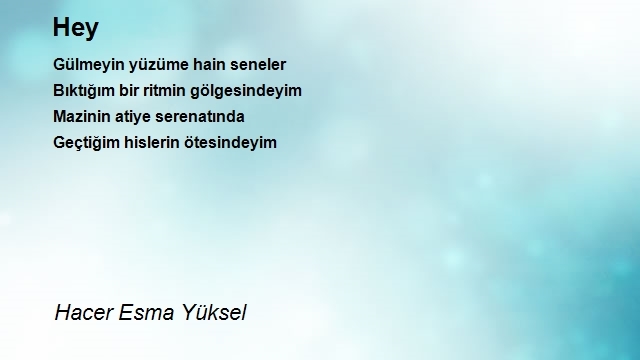 Hacer Esma Yüksel