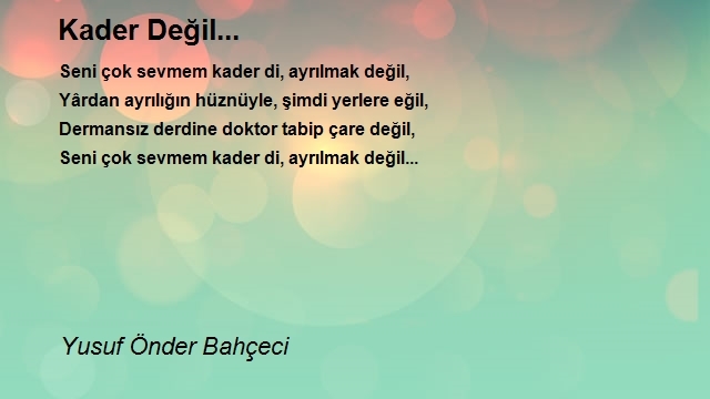 Yusuf Önder Bahçeci