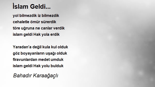 Bahadır Karaağaçlı