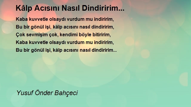 Yusuf Önder Bahçeci