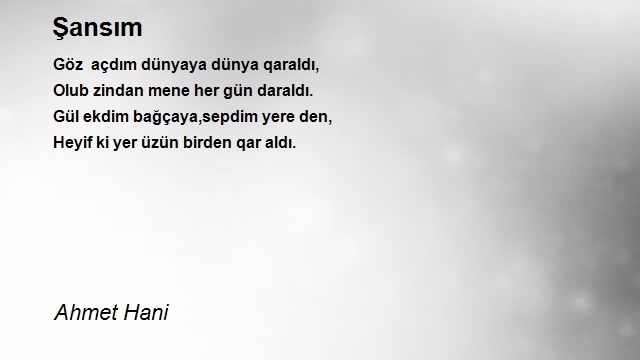 Ahmet Hani