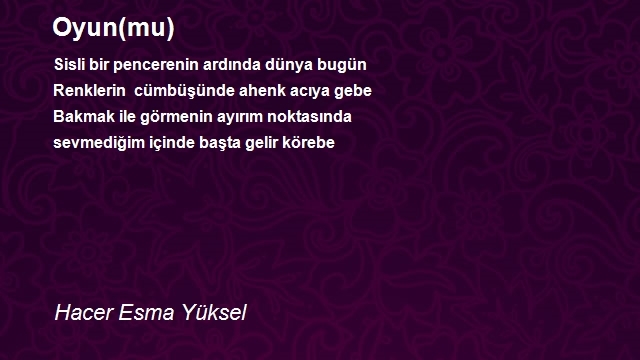 Hacer Esma Yüksel