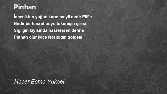 Hacer Esma Yüksel