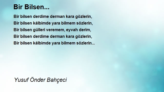 Yusuf Önder Bahçeci