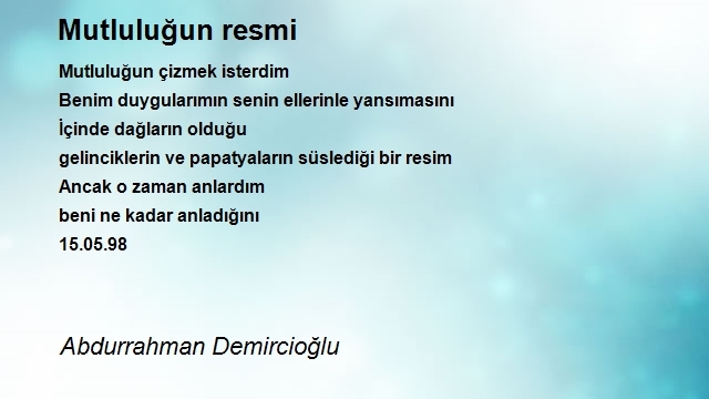 Abdurrahman Demircioğlu