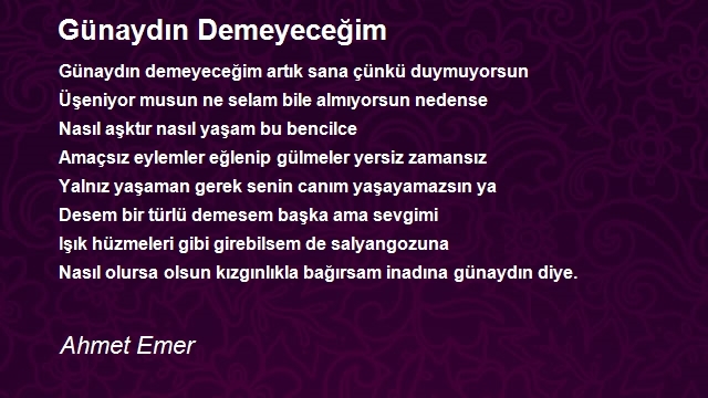 Ahmet Emer