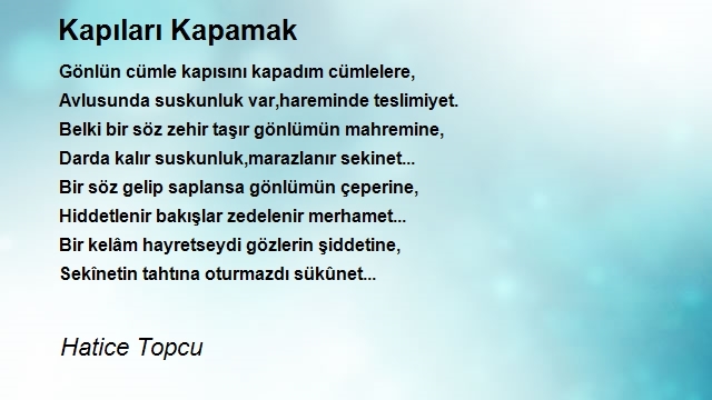 Hatice Topcu