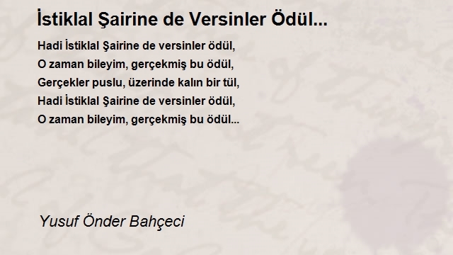 Yusuf Önder Bahçeci