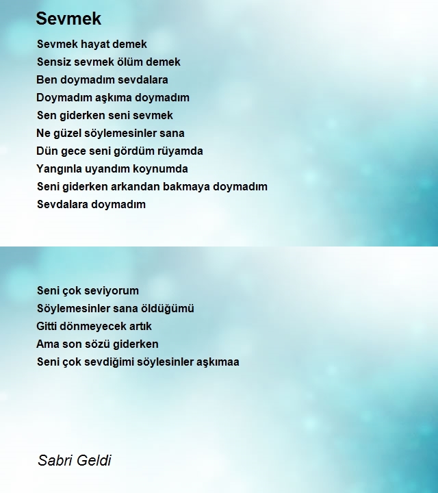 Sabri Geldi