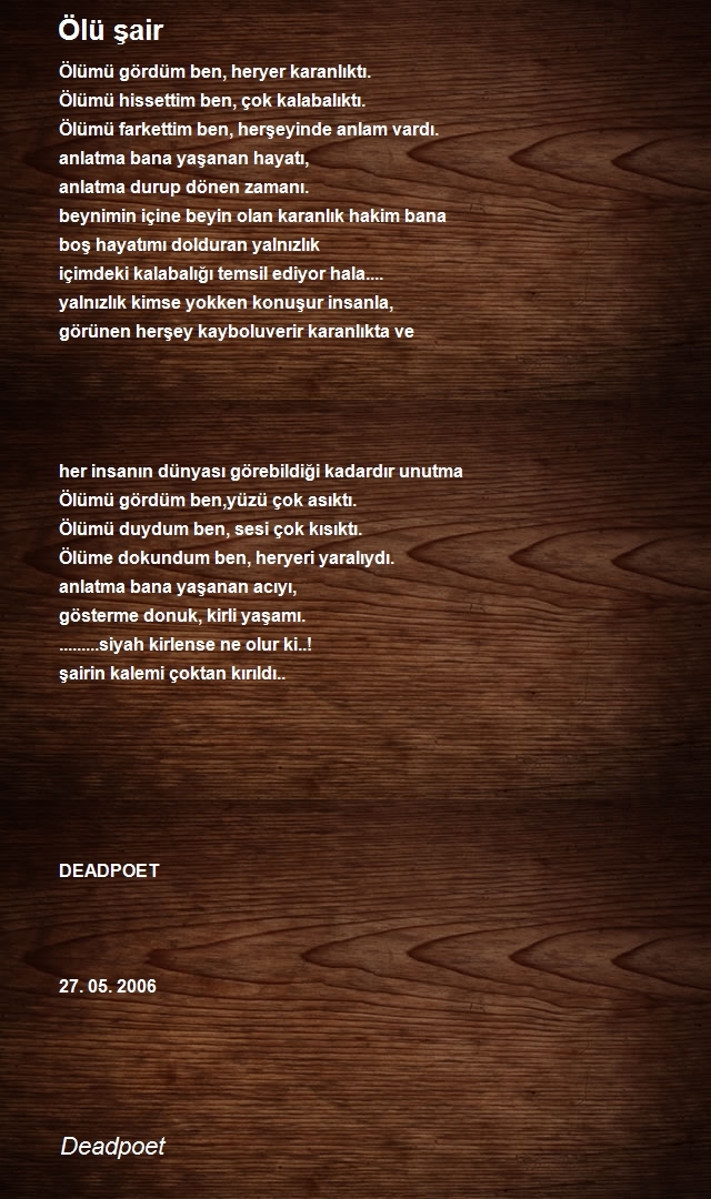 Şair Deadpoet