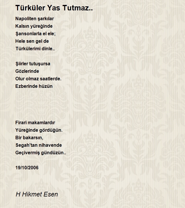 H Hikmet Esen