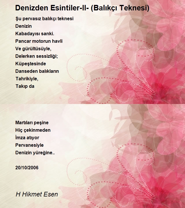 H Hikmet Esen