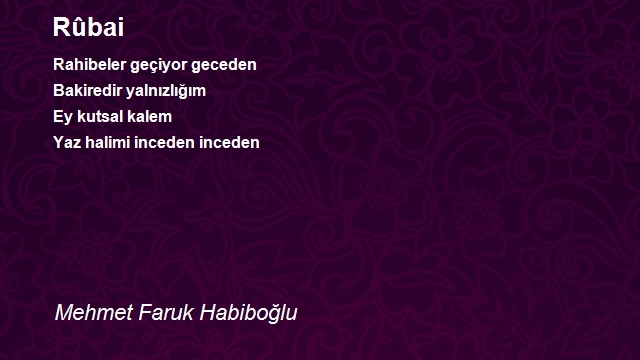 Mehmet Faruk Habiboğlu