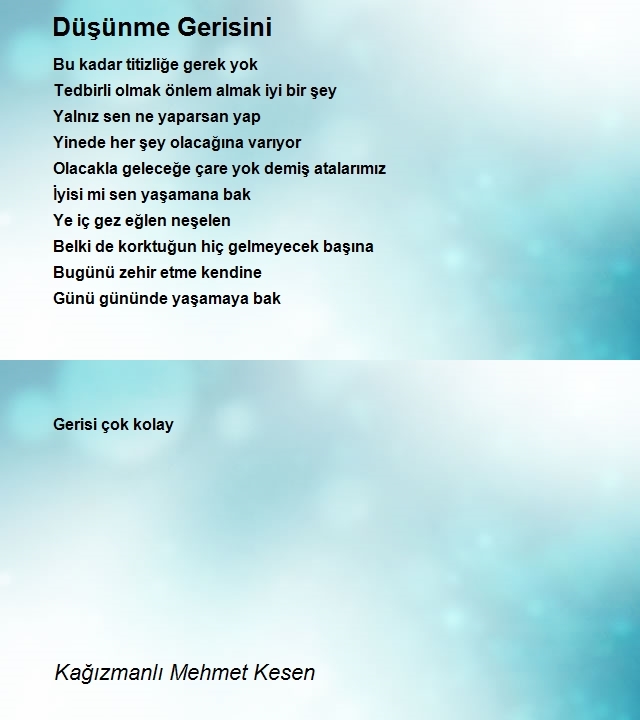 Kağızmanlı Mehmet Kesen