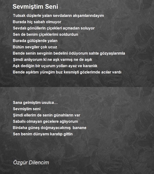 Özgür Dilencim