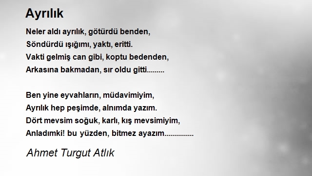 Ahmet Turgut Atlık