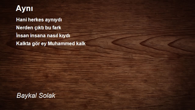 Baykal Solak