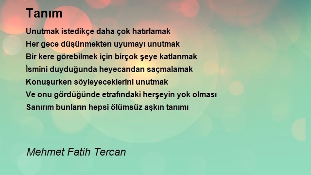 Mehmet Fatih Tercan