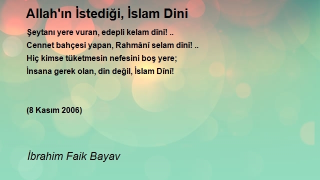 İbrahim Faik Bayav