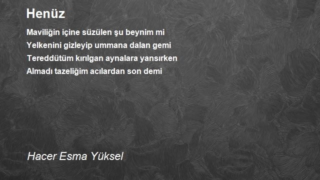 Hacer Esma Yüksel