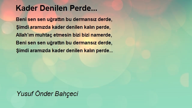 Yusuf Önder Bahçeci