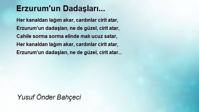 Yusuf Önder Bahçeci